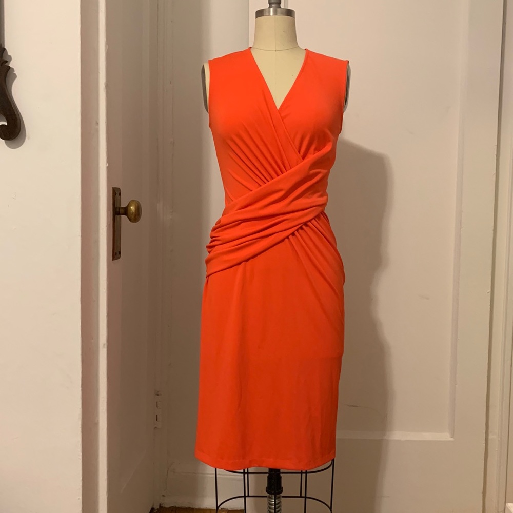 Matte Jersey Draped Dress